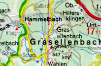 Map of Grasellenbach