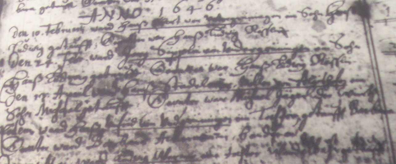 Barbara Unfried * 1646