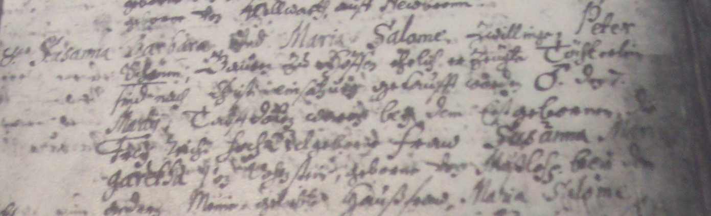 Schn Zwillinge * 1671